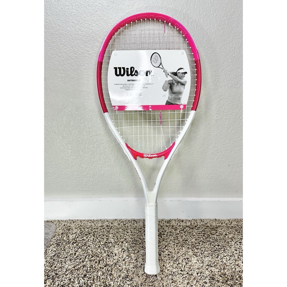 Wilson Intrigue Tennis Racquet White/Pink (Broken String) *READ